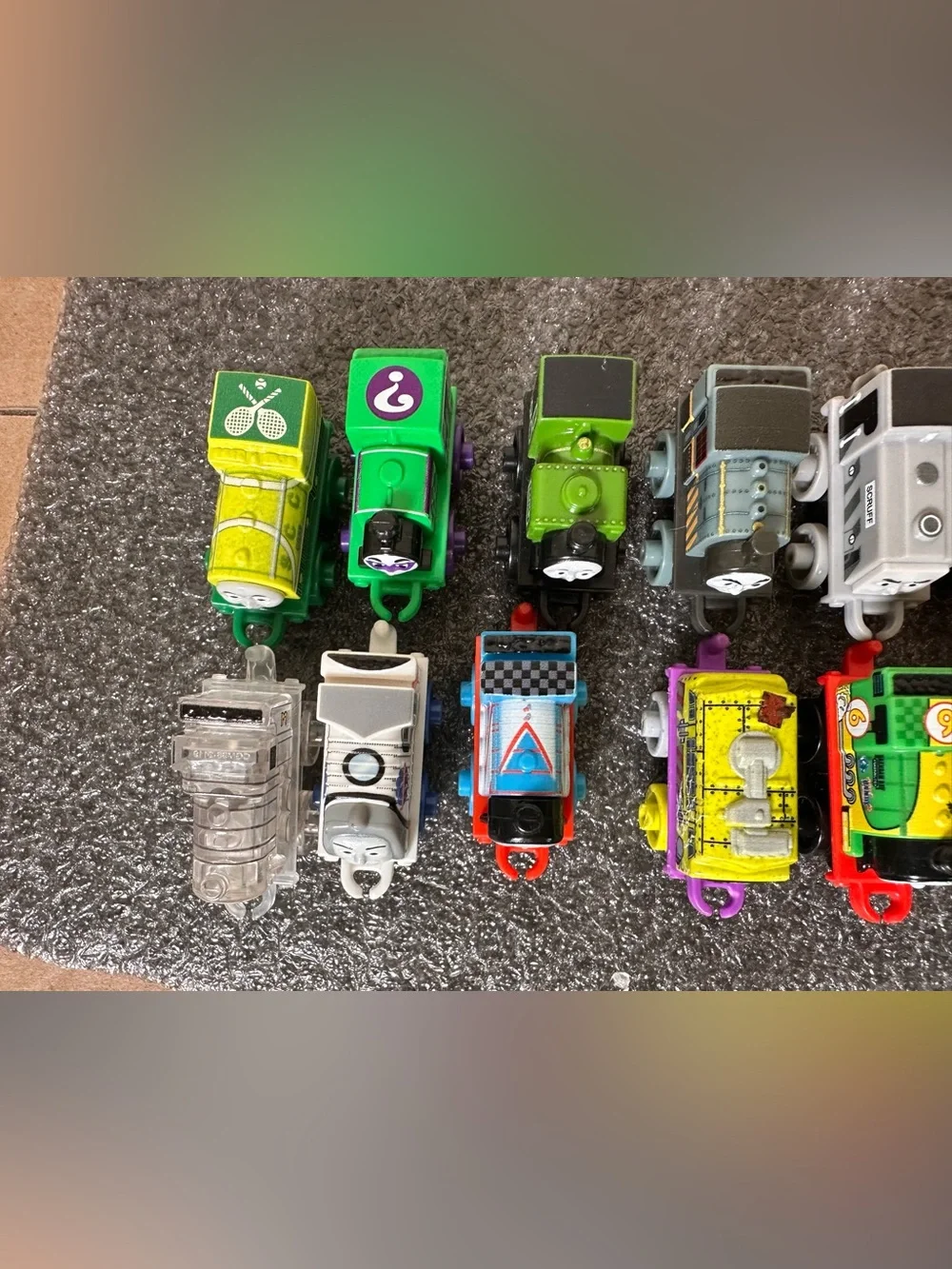 Thomas The Train & Friends Micro Trains Minis Lot  of 16 Retro Miniatures